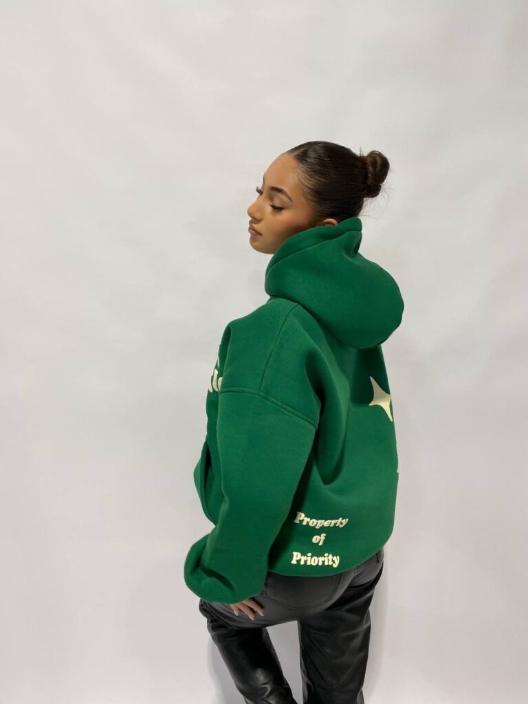 A KID WITH A DREAM HOODIE – PREMIUM QUALITY – PUFF PRINT – GREEN