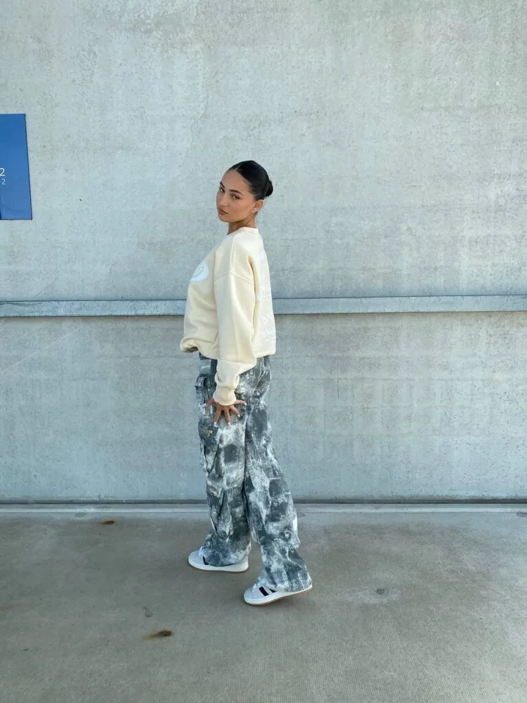 ANGEL NUMBERS SWEATER – LIGHT BEIGE