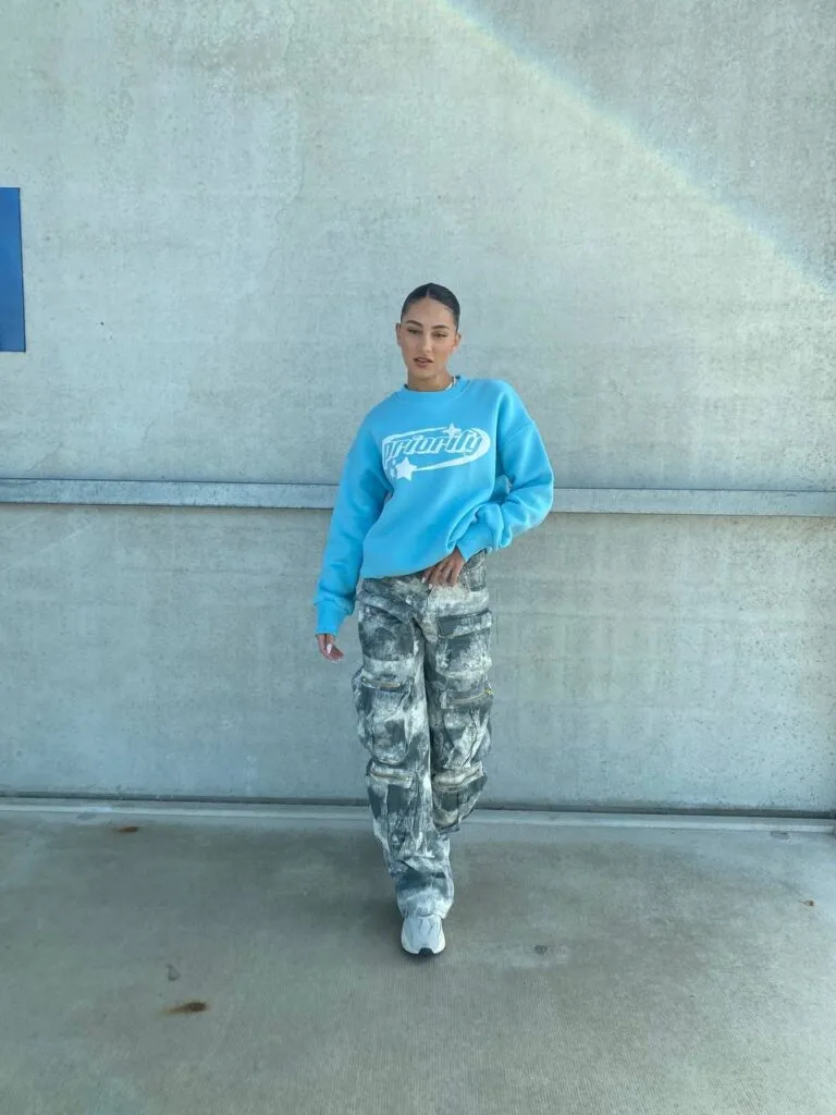 ANGEL NUMBERS SWEATER – BLUE