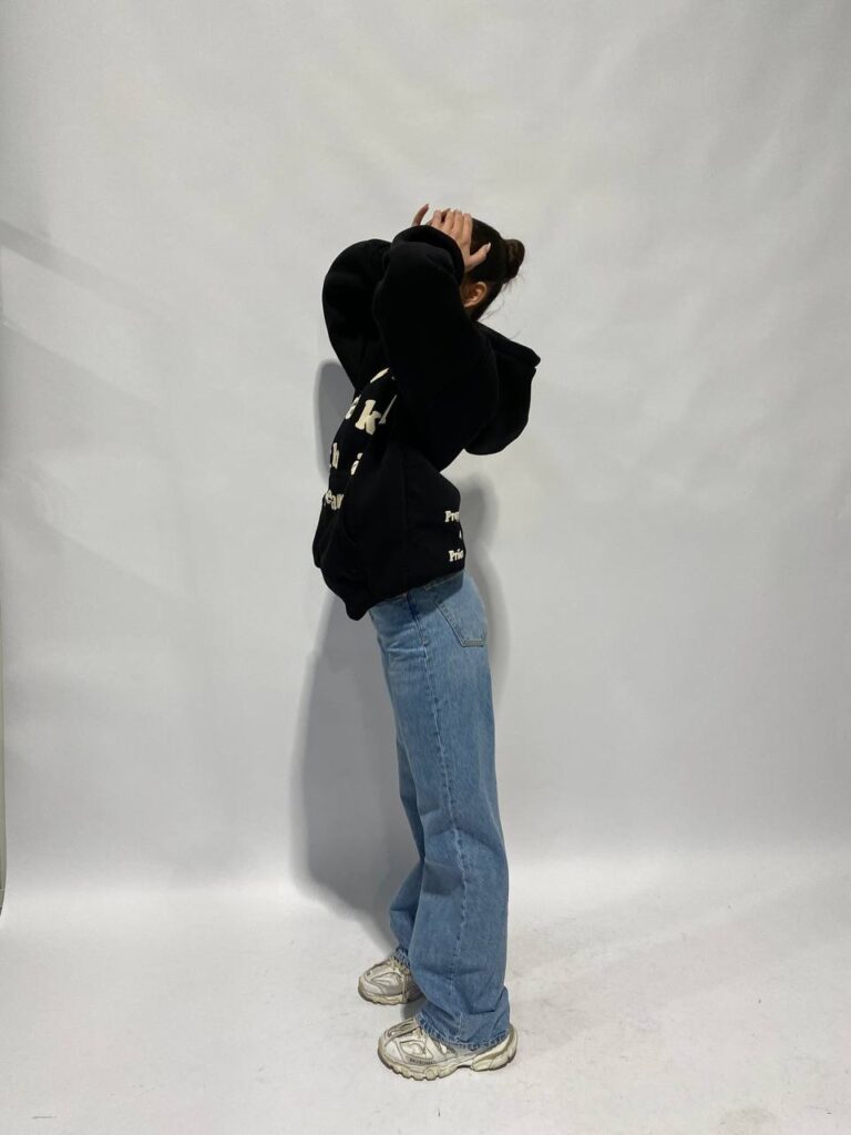 A KID WITH A DREAM HOODIE – PREMIUM QUALITY – PUFF PRINT – BLACK