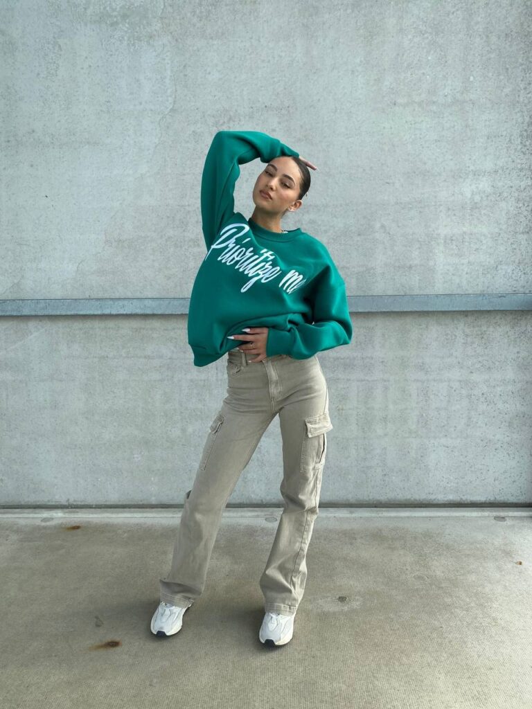 PRIORITIZE ME SWEATER – PREMIUM QUALITY – GREEN