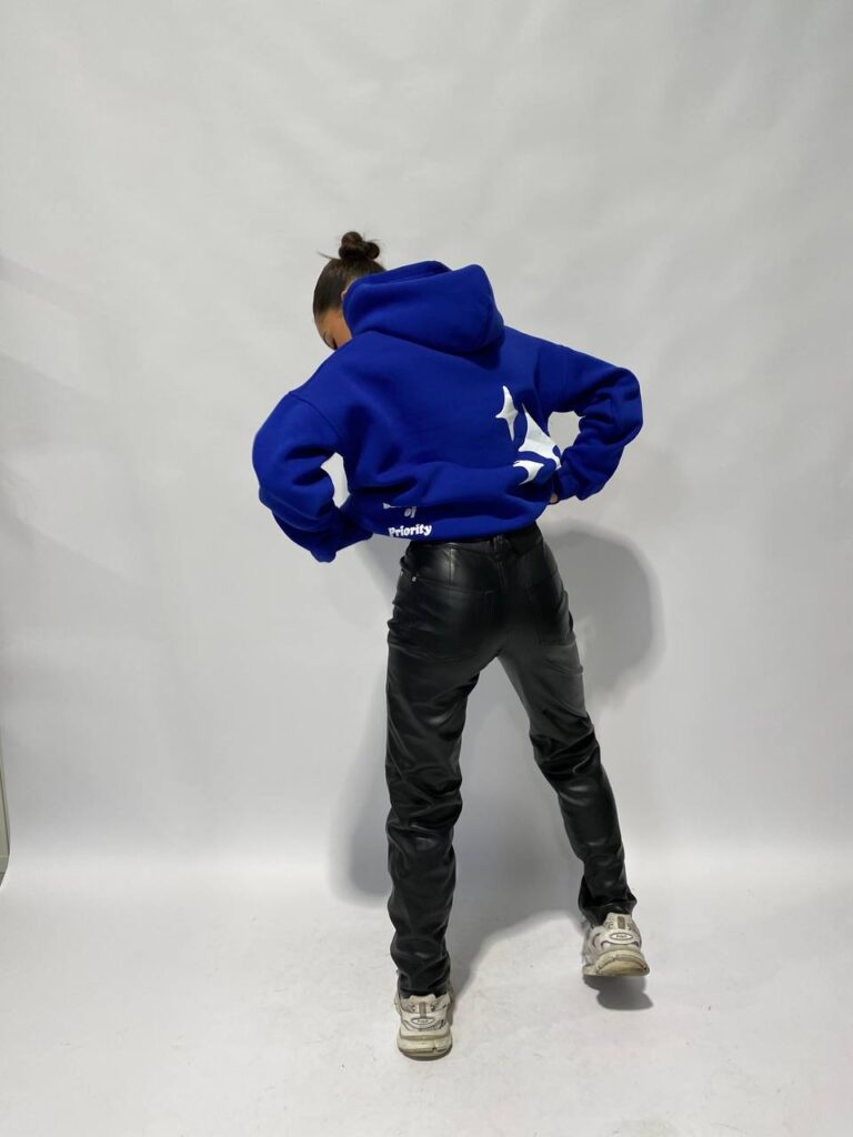 A KID WITH A DREAM HOODIE – PREMIUM QUALITY – PUFF PRINT – COBALT