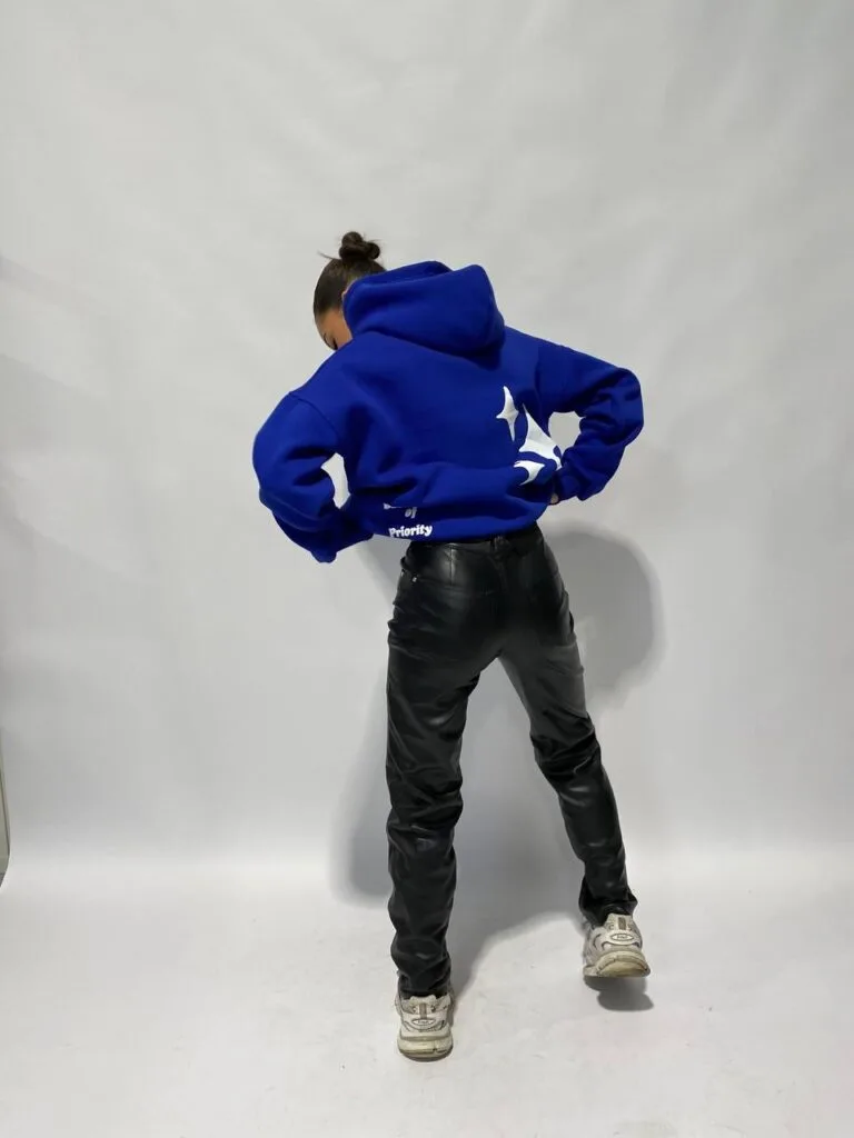 A KID WITH A DREAM HOODIE – PREMIUM QUALITY – PUFF PRINT – COBALT