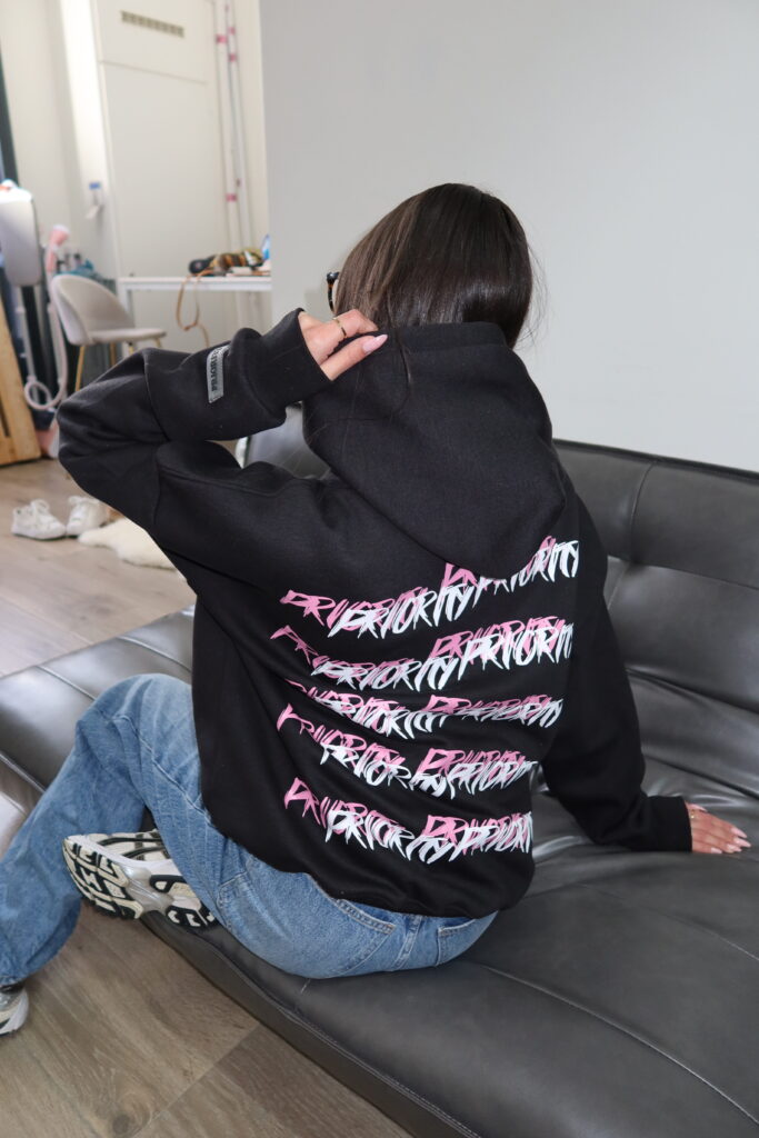 PAINT HOODIE – BLACK
