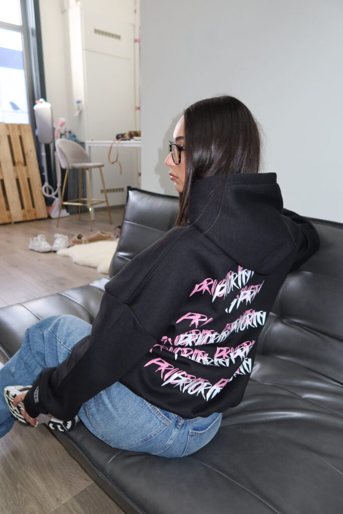 PAINT HOODIE – BLACK