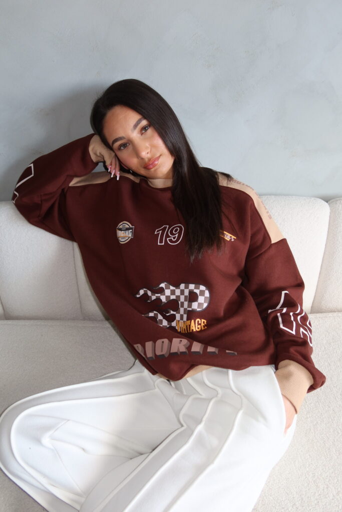 SS24 LONGSLEEVE SWEATER – BROWN