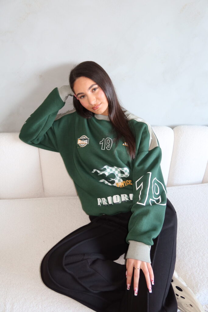 SS24 LONGSLEEVE SWEATER – GREEN