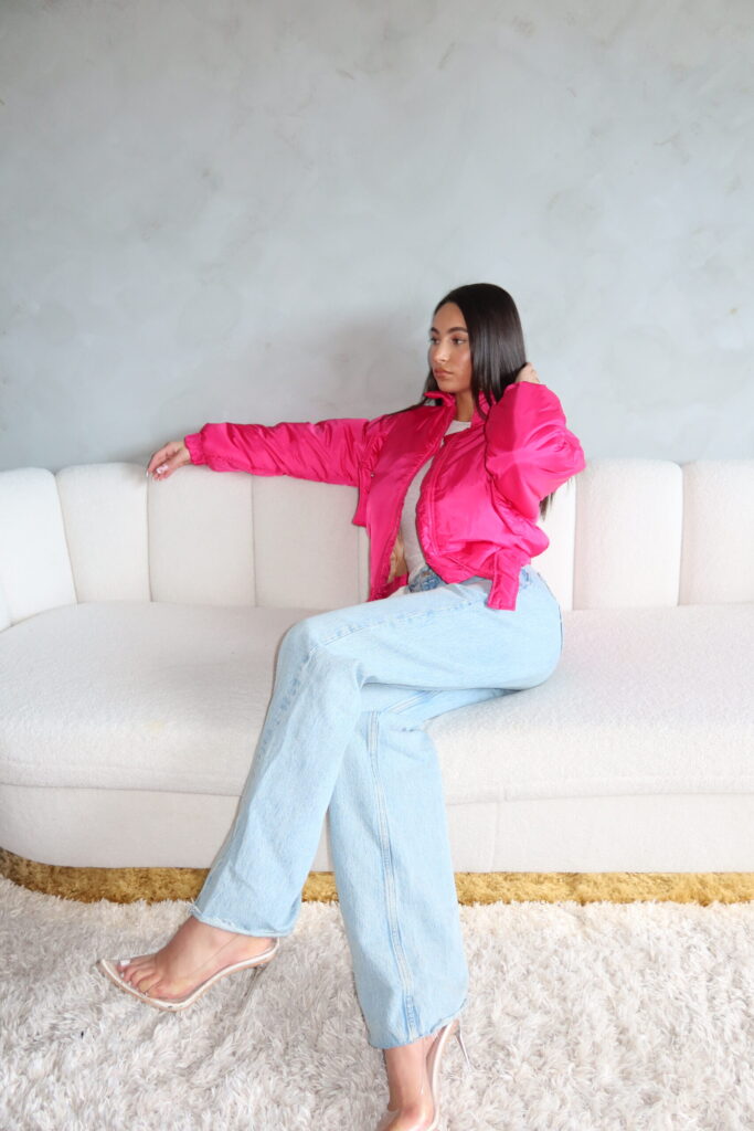 DJADA BOMBER JACKET – PINK