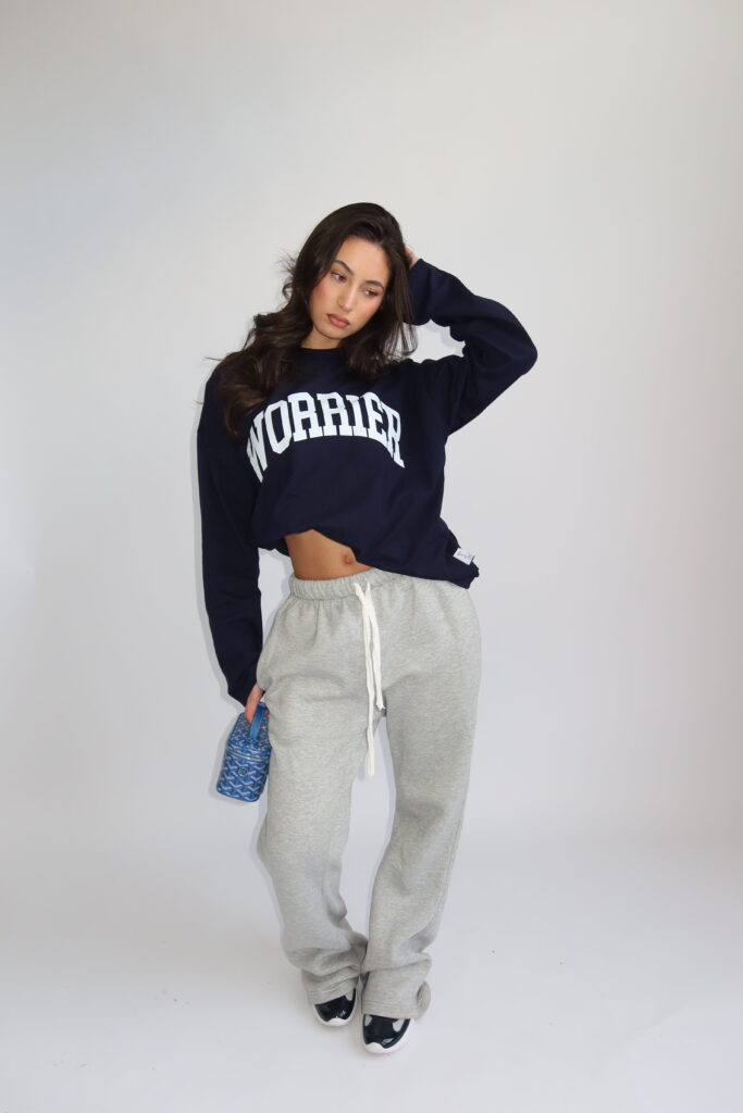 LONGSLEEVE “BREATH IN – LET IT GO” NAVY