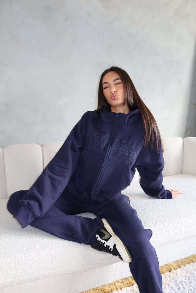 PANELED TRACKSUIT – NAVY
