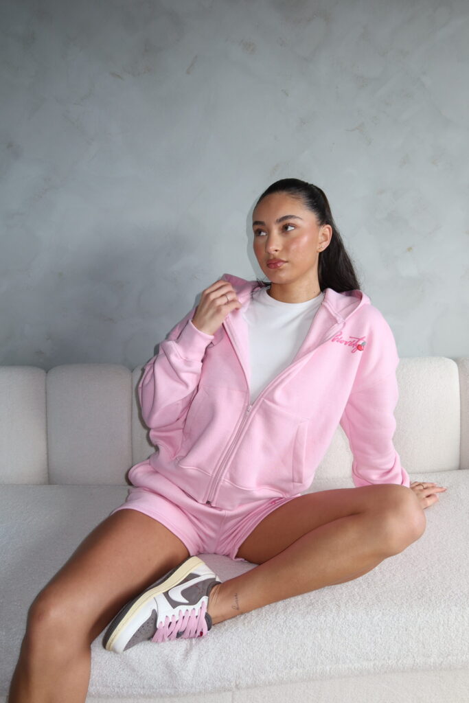 SWEET AS A CHERRY – SUMMER TRACKSUIT – PINK