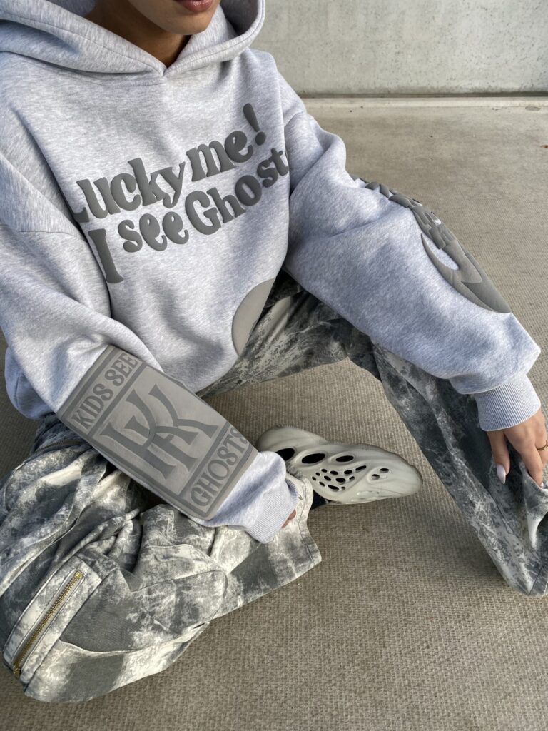 GHOST HOODIE – MELANGE GREY