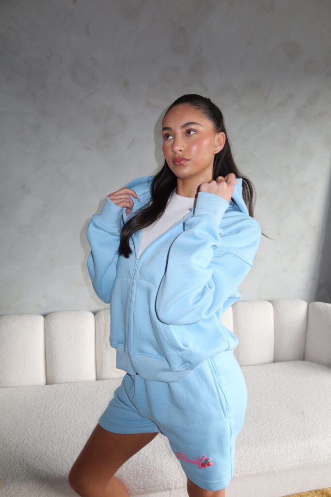 SWEET AS A CHERRY – SUMMER TRACKSUIT – BLUE