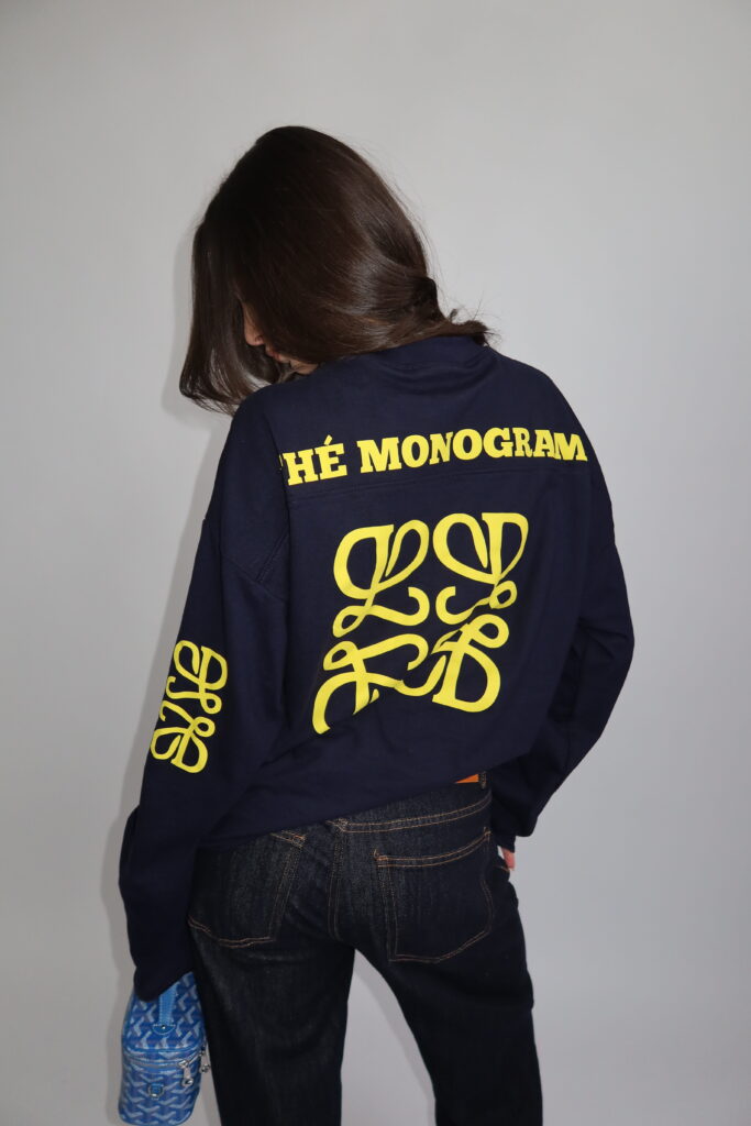 LONGSLEEVE “THÉ MONOGRAM” – NAVY