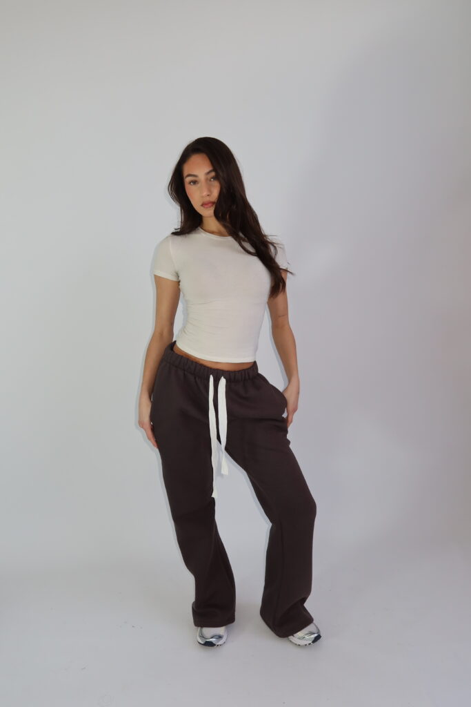 JOGGER WITH DRAWSTRING – DONKERGRIJS