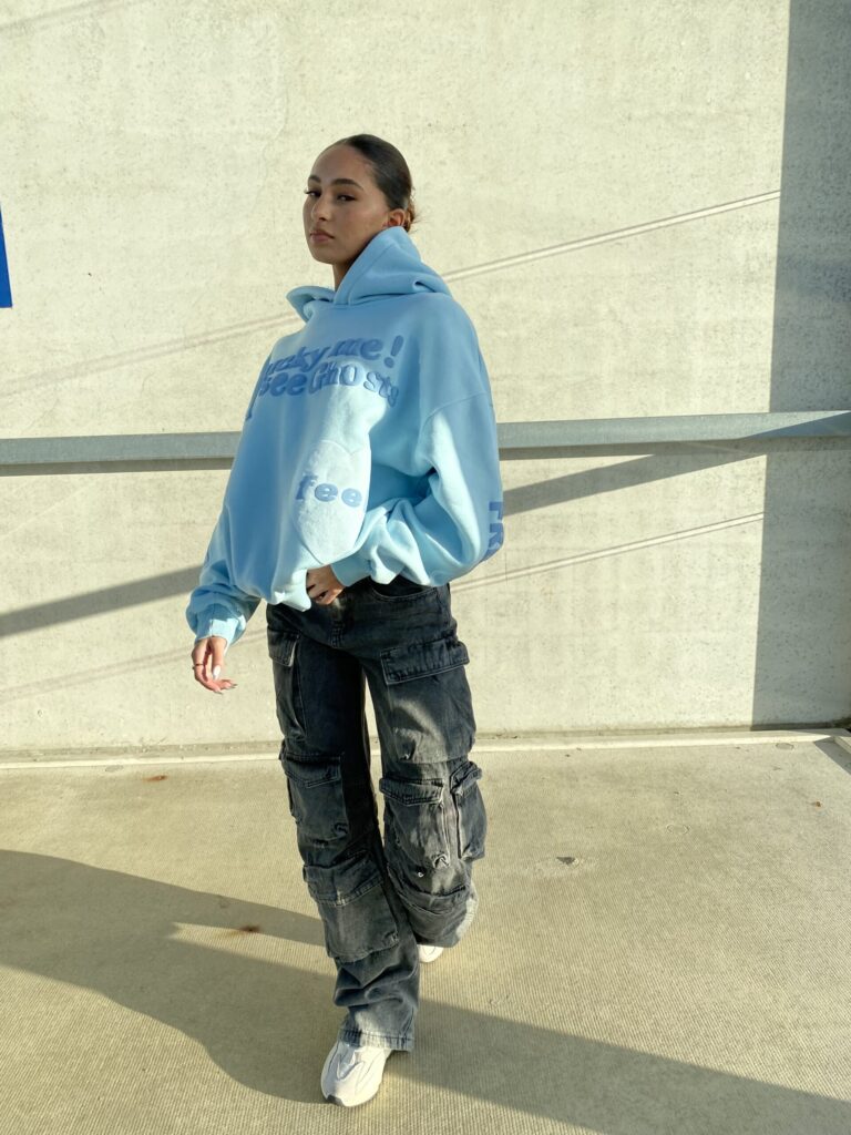 GHOST HOODIE  – SKY BLUE