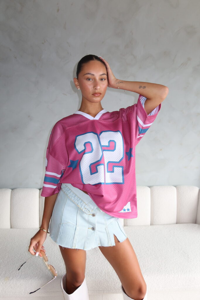 JERSEY – PREMIUM MESH/JERSEY – GERANIUM PINK
