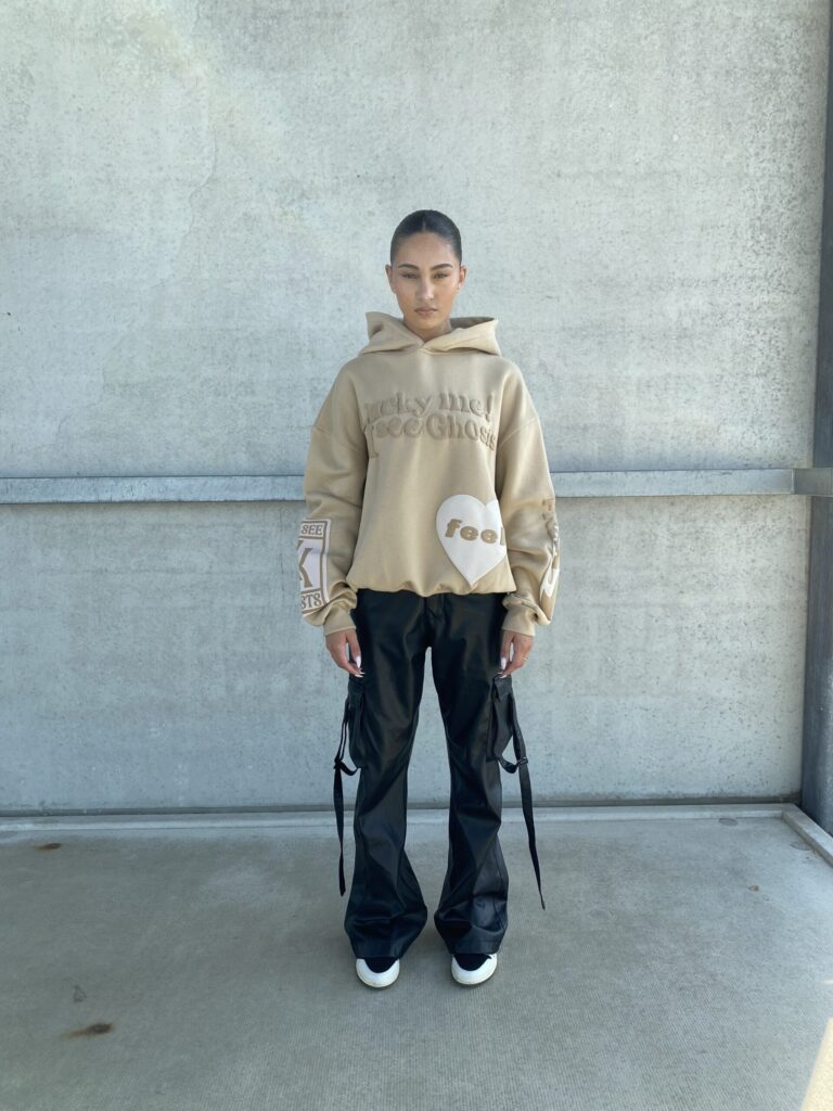 GHOST HOODIE  – SAND BEIGE