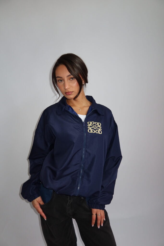 MONOGRAM WINDJACKET – SS26 – NAVY