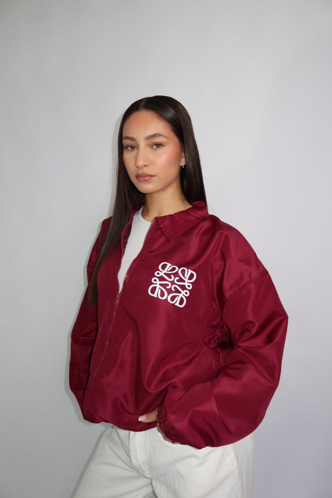 MONOGRAM WINDJACKET – SS26 – BORDEAUX