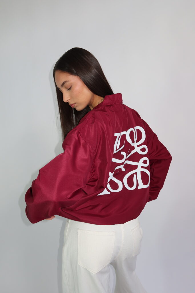 MONOGRAM WINDJACKET – SS26 – BORDEAUX