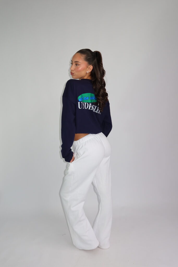 LONGSLEEVE ‘JUST UNDERSLEPT’ – NAVY