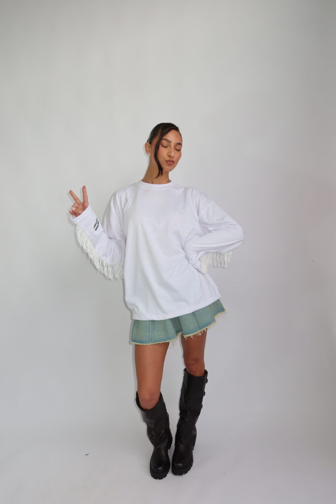 LONGSLEEVE ‘DROP YOUR SHOULDERS’ – WIT