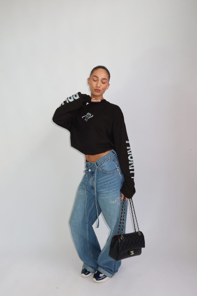 LONGSLEEVE ‘PP’ AND PRINTED SLEEVES – ZWART
