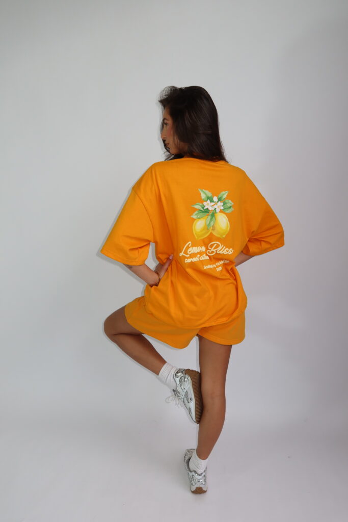 MIX&MATCH – LEMON BLISS TEE – ORANJE