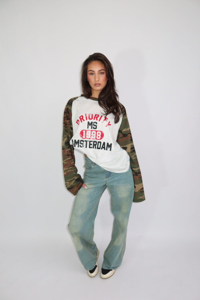 AW26 – CAMOUFLAGE ‘AMSTERDAM’ LONGSLEEVE – ARMY