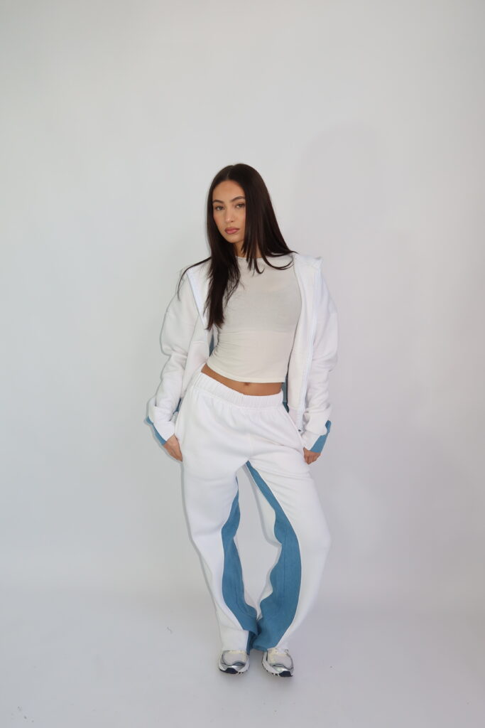 AW26 – DENIM PARTS TRACKSUIT – WIT