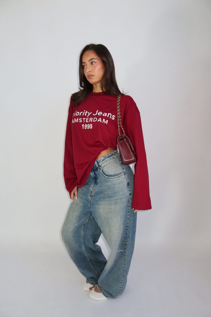 AW26 – 1998 AMSTERDAM LONGSLEEVE – BURGUNDY