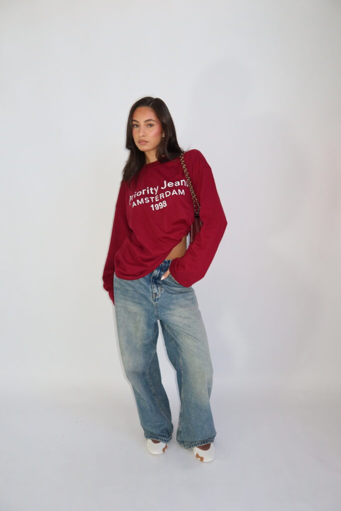 AW26 – 1998 AMSTERDAM LONGSLEEVE – BURGUNDY